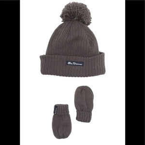 🎉HOST PICK🎉BEN Sherman – Cozy 2-Piece Beanie & Mittens Set (Kids)